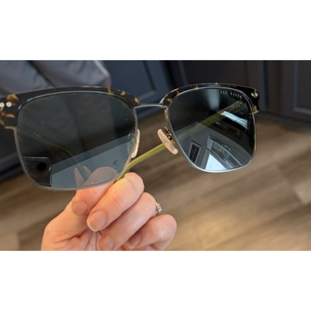 Ted Baker Polarized Green Tortoise Shell Sunglasses - Picture 8 of 8